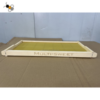 Cadre d'abeilles en bois, fournitures de cadres pour ruche avec fond de teint en cire