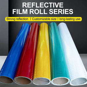 12 Years Acrylic Micro Prismatic Hip Grade Vinyl <strong>Conspicuous</strong> <strong>Reflective</strong> Sheeting Roll for Digital Printing Road Safety Road Sign - Product Image 2