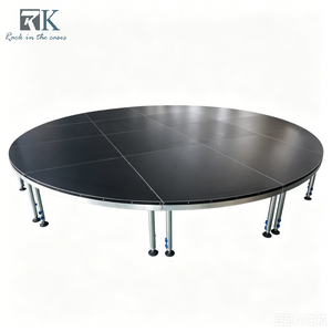 เวทีอลูมิเนียมแบบโมดูลาร์ทรงกลมแบบพกพาสำหรับงานแต่งงาน - Product Image 1