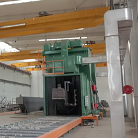 Nettoyage fiable brunissant l'acier en forme de H de machine de grenaillage