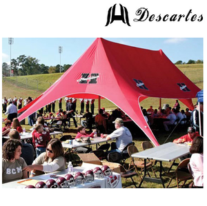 Tente d'étoiles de fête en PVC ivoire, chapiteau de fête, de carnaval pour 50 personnes, pour événements de Festival - Product Image 4