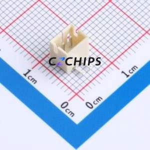 HCZZ0295-2 Wire-to-Board Pin Header Bent Lead Through Hole,P=2mm Connector 1x2P 2mm Right Angle Insert PH - Product Image 1