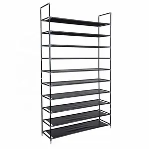 Factory Price Space Saving Shoe Rack 10-Tiers Stackable Shoe Tower Shelves Shoes Organizer Used in Many Occasions