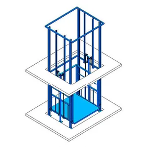 Ascenseur électrique vertical bon marché d'ascenseur de cargaison pour une maison de 2 étages 2000 Kg ascenseur de matériel de fret de marchandises Liftb