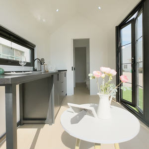 EN-1090 Petite Maison <span class=keywords><strong>Plage</strong></span> Retraite Petite Maison sur Roues <span class=keywords><strong>avec</strong></span> Chambre <span class=keywords><strong>à</strong></span> Coucher Salle <span class=keywords><strong>de</strong></span> Bain Camping en Plein Air - Product Image 2