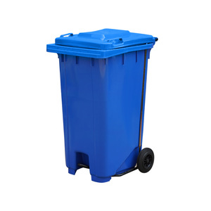 Contenedor de Basura Grande para Exteriores con Pedal, 240L, HDPE, Rectangular, Rojo, Amarillo, Azul, Verde, Gris, Linyi - Product Image 3