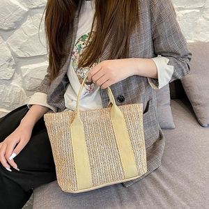 Bolso de mano de paja de trigo para mujer, tejido de cesta hecho a mano, <span class=keywords><strong>bolsos</strong></span> <span class=keywords><strong>colombianos</strong></span>, bordado Floral, <span class=keywords><strong>bolsos</strong></span> de tela Funky para mujer - Product Image 6