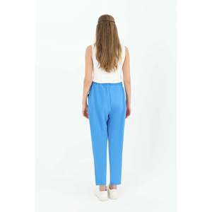 Pantaloni da Donna a Forma di Carota con Chiusura a Cintura Verde 18102PNT - Product Image 6