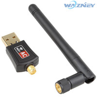 Adaptateur Wifi USB 600Mbps 600M double bande WI-FI Wifi carte réseau sans fil Dongle 5G AC600 2.4GHz 5.8GHz LAN avec antenne 2DB 11AC