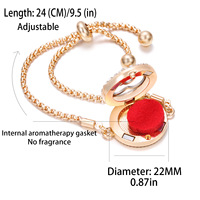 Bracelet tendance en or avec pendentif fleur de vie pour aromathérapie, diffuseur d'huiles essentielles réglable, bijoux en gros