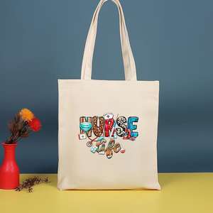 Sac fourre-tout en toile pour infirmière, sac coquette, stéthoscope, cadeau d'anniversaire pour femme, cadeaux pour infirmières, décoration de la maison - Product Image 6