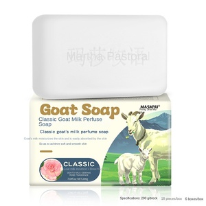Jabón <span class=keywords><strong>Artesanal</strong></span> <span class=keywords><strong>de</strong></span> Leche <span class=keywords><strong>de</strong></span> Cabra al por Mayor, 200g, Control <span class=keywords><strong>de</strong></span> Grasa, Antiarrugas, Reafirmante, Hidratante para la Piel, Champú, Jabón Facial - Product Image 6