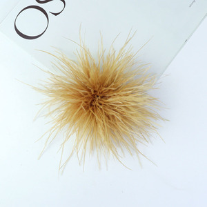 Spilla con piume e motivo floreale elegante da 15 cm, fatta a mano, unisex, per gioielli fai da te, accessori per abbigliamento, fermaglio per <span class=keywords><strong>capelli</strong></span> - Vendita calda transfrontaliera - Product Image 2