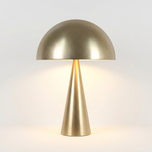 Brass <b>Table</b> Lamp Nordic Modern Luxury Hotel <b>Bedside</b> Mushroom Solid Brass LED Factory Wholesale Crossborder Lachlin <b>Table</b> Lamp - Product Image 6