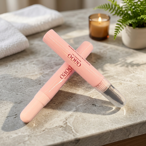 Tubo Cosmético de Plástico Personalizado D16mm con Cabezal de Pincel para Esmalte de Uñas y Cabezal de Peine para Cejas, Envase Aplicador - Product Image 1
