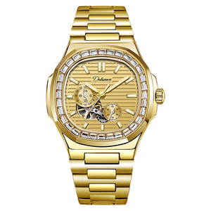 Relojes Mecánicos Automáticos de Lujo, Relojes de Diseño de Acero Inoxidable con Tourbillon, Resistentes al Agua, con Esfera de Agujas, Joyería para Mujer - Product Image 2