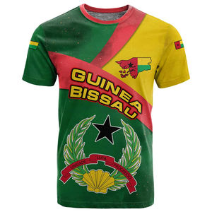 T-shirt personnalisé de football de Guinée 220 grammes Style d'impression décontracté Allez Syli Célébration de la fête de l'indépendance nationale - Product Image 2