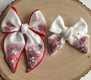 Fermaglio per capelli a maglia per capelli di San Valentino - Product Image 4