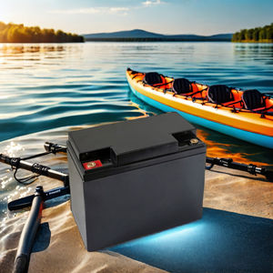 12V 60Ah baterai pencari ikan Lithium tahan air baterai 12.8V 100Ah 120Ah LiFePO4 baterai untuk memancing es perahu dan Kayak - Product Image 2