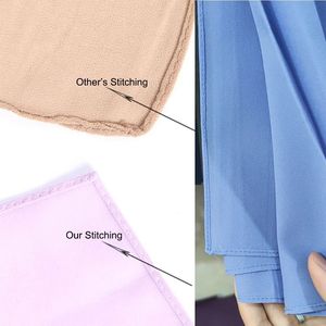 Châle en mousseline de soie de haute qualité 86 couleurs en gros - Product Image 5