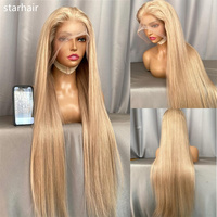 Perruques Lace Front HD 613 Blondes en Cheveux Humains Vierges Vietnamiens Lisses, 13x4, Pré-Pluckées - Vente en Gros Alibaba Chine