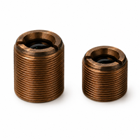 Lentille de collimation laser asphérique en cuivre ZhoNna M9x10 M9x6 avec revêtement AR pour l'alignement précis des modules de diodes optiques et projets optiques DIY