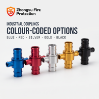 Raccord de tuyau d'incendie coloré John Morris Coupling BS-65x40 – Approvisionnement direct usine, qualité export, conception robuste pour la protection incendie