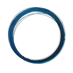 Alambre de Hierro Electrogalvanizado y Recubierto de Plástico, Alambre de Amarre de 0.55 mm de Diámetro, Brida de Plástico, Tira para Puente Nasal, Forma Plana - Product Image 1