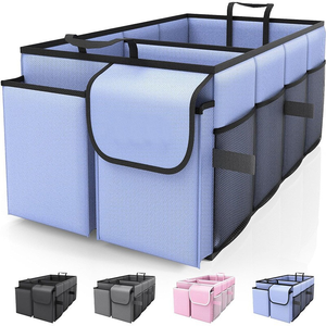Sac de rangement pour siège arrière de coffre Organisateur de coffre-Organisateur de voiture, organisateur de coffre pliable pour l'organisation de voiture SUV - Product Image 3