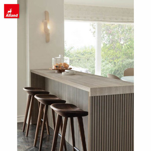 Alland tu sửa Châu Âu Trắng rửa sồi mô-đun Túi cửa trượt đựng thức ăn Hệ thống lưu trữ bằng gỗ tủ bếp phần cứng - Product Image 5