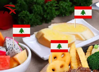Drapeaux miniatures du Liban en papier et bois, 2,5 x 3,5 cm, avec impression personnalisée du logo, vente en gros
