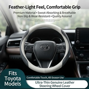 <span class=keywords><strong>Funda</strong></span> para <span class=keywords><strong>Volante</strong></span> de <span class=keywords><strong>Toyota</strong></span> Corolla, Camry, Avalon, <span class=keywords><strong>Yaris</strong></span>, Levin, Wildlander, Frontlander, Accesorios de Modificación Interior para Automóvil - Product Image 3