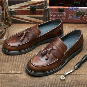 2026 British Style Men's Genuine Leather Slip-On Light <b>Dress</b> <b>Shoes</b> & <b>Oxfords</b> for Office & Career Summer Casual & Formal Loafers - Product Image 6