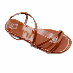 Women's <b>Sandals</b> Casual Beach Style Fashionable Flat Bottom Comfortable Women Shoes Summer Lightweight <b>Waterproof</b> Ladies <b>Sandals</b> - Product Image 2