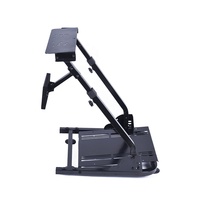 Support de volant de course Sim avec chaise de jeu fixe pour simulateur de course Thrustmaster Support de volant pliable inclinable et réglable