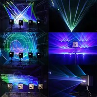 AOPU 1W 2W 3W 4W 5W Contrôle de la lumière laser RVB par application de dessin en temps réel Projecteur laser Animation Laser Stage Light pour DJ de mariage