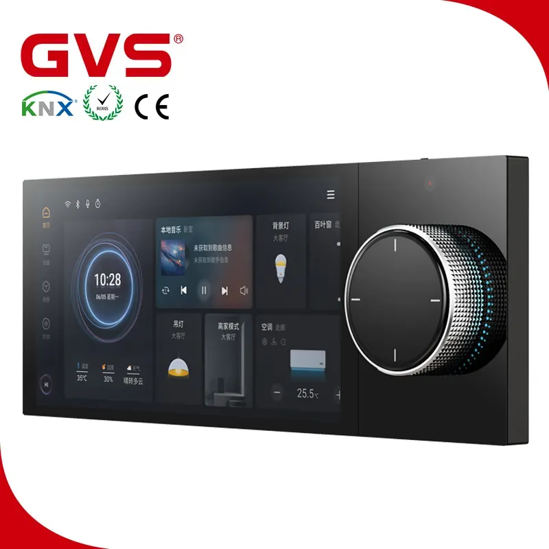 Novo sistema de automação residencial inteligente GVS KNX/EIB K-BUS, interfone de vídeo SIP KNX Smart Touch S7 com tela sensível ao toque de 7 POLEGADAS, lançamento