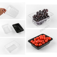 Blister en plastique jetable PET palette d'emballage frais plateau personnaliser fruits légumes plateau conteneur