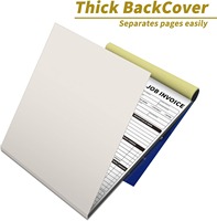 Formularios de Pedido Personalizados de Papel Sin Carbón de 7.5 x 11 Pulgadas, Facturas, Libro de Pedidos de Venta, Recibo de 2 Partes para Pequeñas Empresas