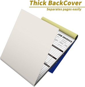 Formularios de Pedido Personalizados de Papel Sin Carbón de 7.5 x <span class=keywords><strong>11</strong></span> Pulgadas, Facturas, Libro de Pedidos de Venta, Recibo de 2 Partes para Pequeñas Empresas - Product Image 4