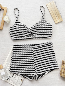 Women's Swimsuits with Shorts <strong>Asian</strong> Swimsuit Sexy Mature <strong>Bikini</strong> - Product Image 4