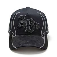Gorra Deportiva de Gamuza Bordada Personalizada OEM/ODM Baez Son of God, Gorras Snapback de 5 Paneles, Calidad G5 Original, Gorras Beard Doradas