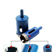 Vente directe d'usine 8 pièces diamant noyau peu coupe vide brasé forage scie cloche tige droite béton trou fabricant ouvre