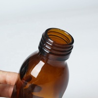 Pharmaceutique 30ml 60ml 100ml 125ml 150ml 200ml 250ml 300ml 500ml Bouteille scellée Bouteilles de pilules en verre ambré pour liquide Oral