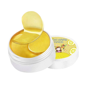 Máscara de <span class=keywords><strong>ojos</strong></span> orgánica Coreana de etiqueta privada, almohadillas de cristal de hidrogel de colágeno de oro de 24K, alivio de Círculos oscuros, suministro OEM, máscara de <span class=keywords><strong>ojos</strong></span> - Product Image 1