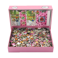 Vente en gros de puzzles pour adultes avec motifs personnalisés, 1000 pièces, puzzle en papier de dessin animé