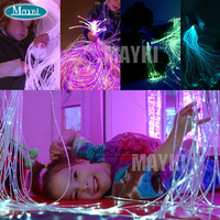 Équipement d'entraînement sensoriel Snoezelen Chambres sensorielles Kit de fibre optique de thérapie Lumière sensorielle pour l'autisme