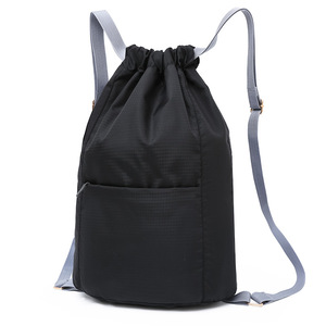Factory Direct Custom Logo Lightweight Waterproof Travel Draw String Sports Bag <b>Drawstring</b> <b>Backpacks</b> for Gym Swimming - Product Image 1