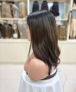 Pelucas sin pegamento de encaje suizo HD 13*6, 100% cabello humano virgen, pelucas frontales de encaje con línea de cabello natural de alta calidad, tallas S/M/L - Product Image 1