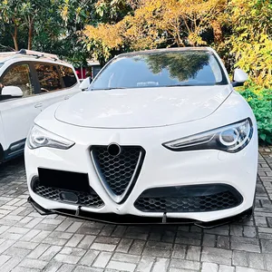 Pour Alfa Romeo Stelvio 2017-2025 – Lame de protection inférieure de pare-chocs avant, diffuseur, kit carrosserie, accessoires extérieurs automobiles - Product Image 5